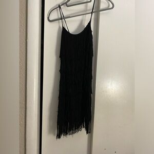 Fringe mini dress